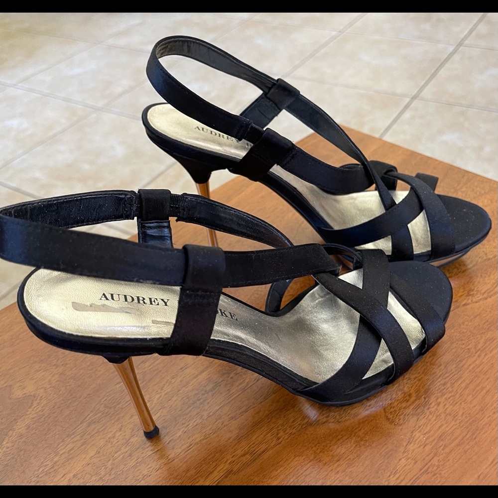 Black Strappy Heels